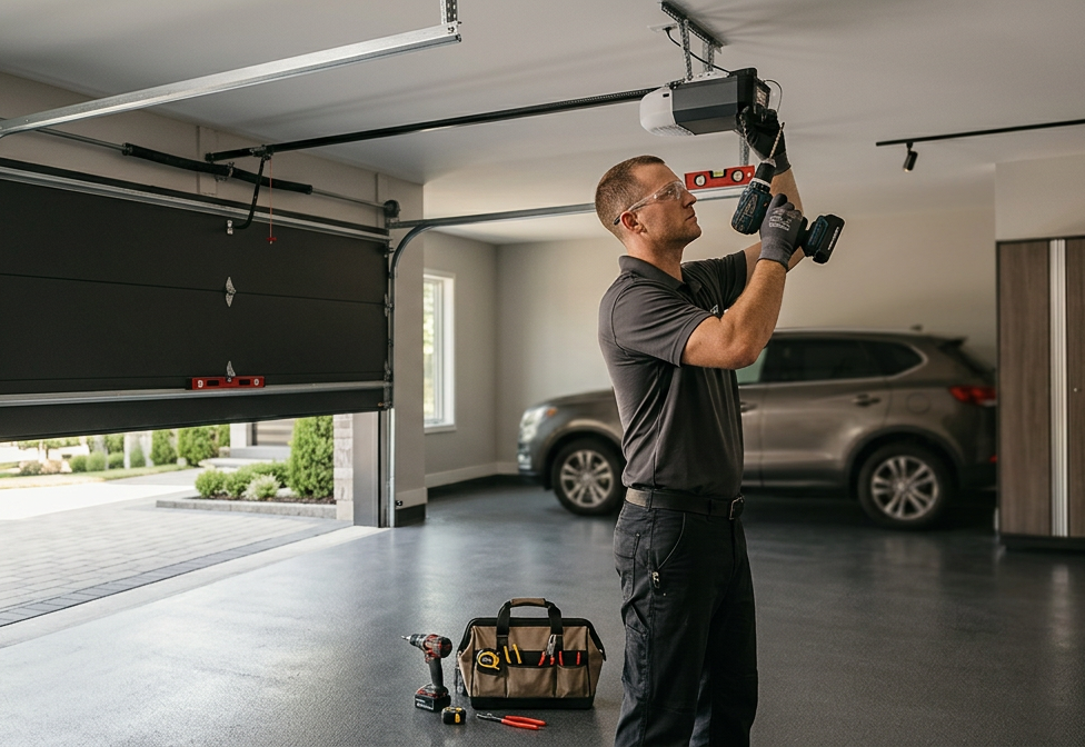 Installation de porte de garage